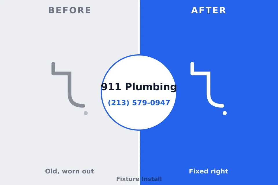 Before and after: plumbing repair Portsmouth, VA